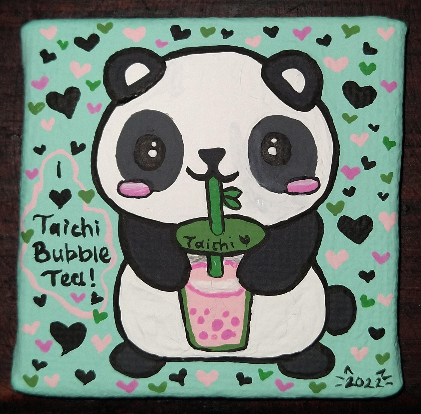 Mini Panda Boba Bear