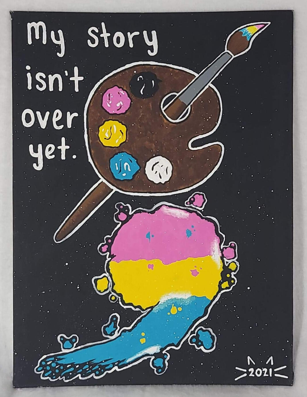 My Story Isn't Over Yet: Pan Paint