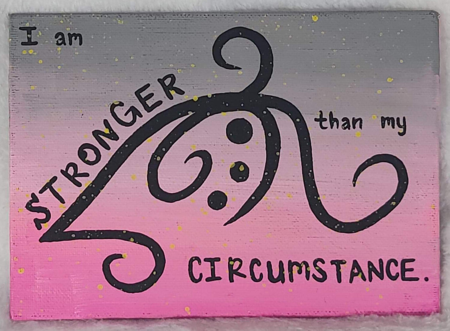 Strength Sigil: Pink Ombre