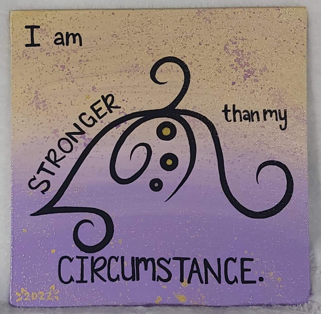 Strength Sigil: Purple Ombre