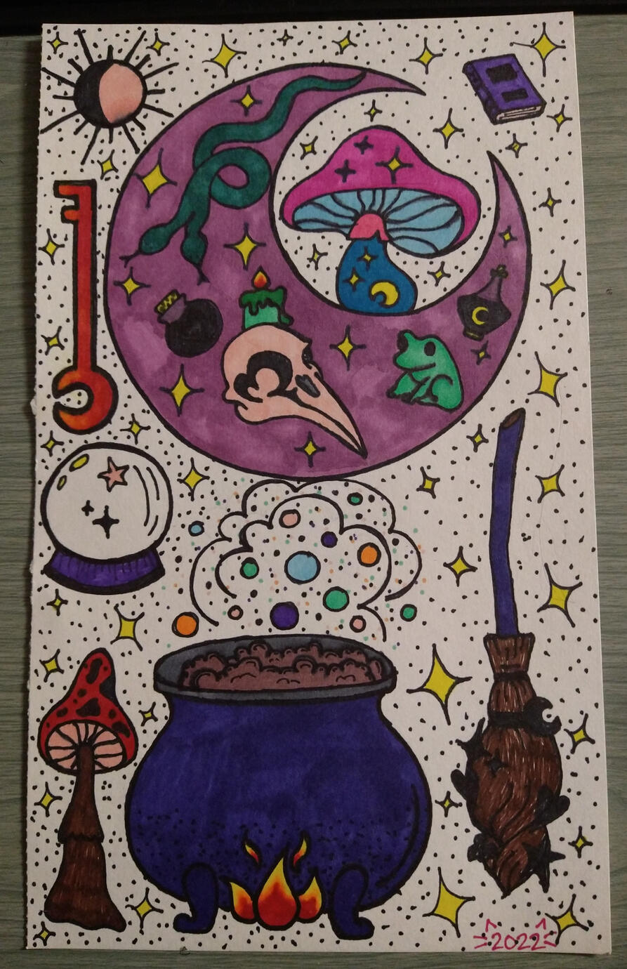 Witchy Things: marker